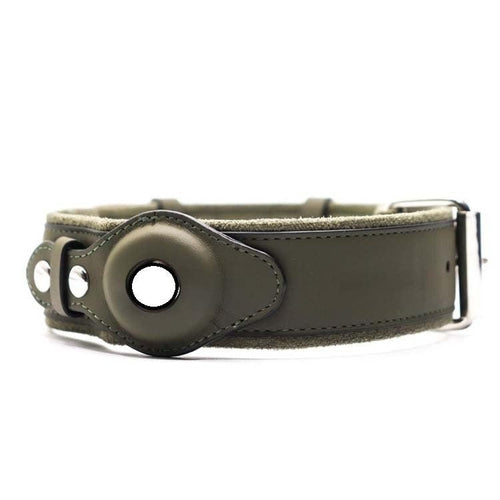 Premium Leather Dog Collar With Location Tracking