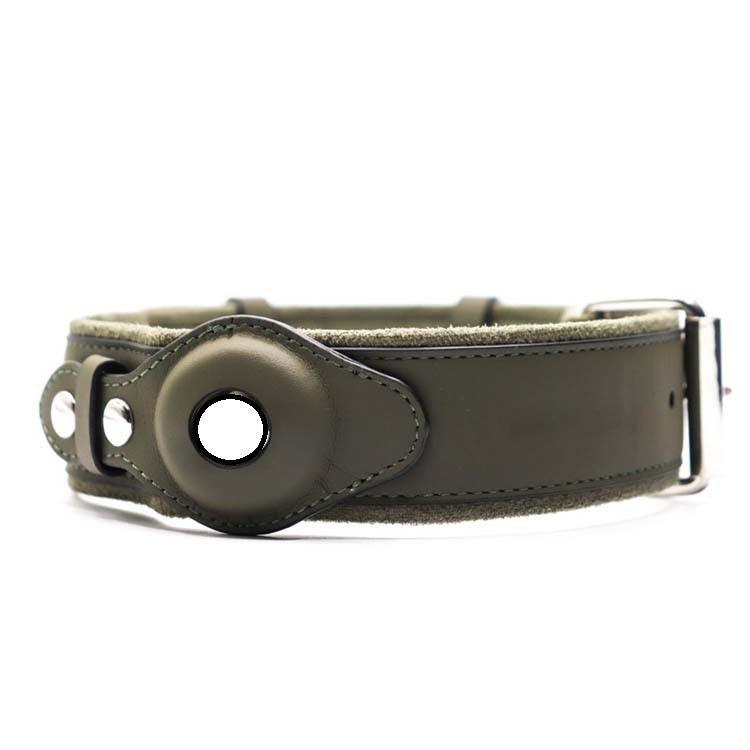 Premium Leather Dog Collar With Location Tracking