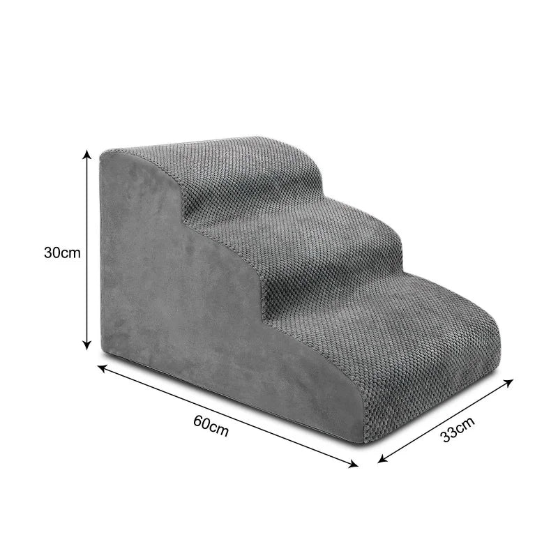 60 *33*30cm Pet Dog Ladder 3 Steps Stairs for Sofa Bed Cat Dog Stairs Ramp Washable Pet Supplies Puppy Ramp 5 Colors