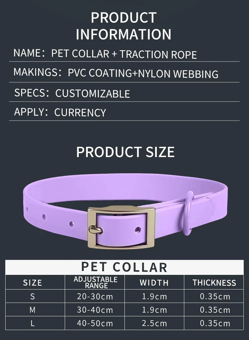 Dog Harness And Leash Set, Waterproof Easy To Clean Dog Leash Adjustable Dog Vest Harness With Dog Poop Bag Holder For Small, Me