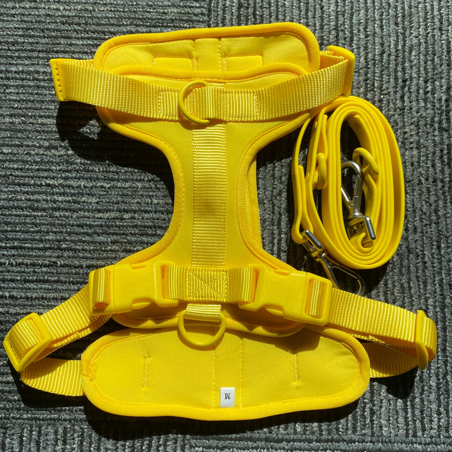 Dog Harness And Leash Set, Waterproof Easy To Clean Dog Leash Adjustable Dog Vest Harness With Dog Poop Bag Holder For Small, Me