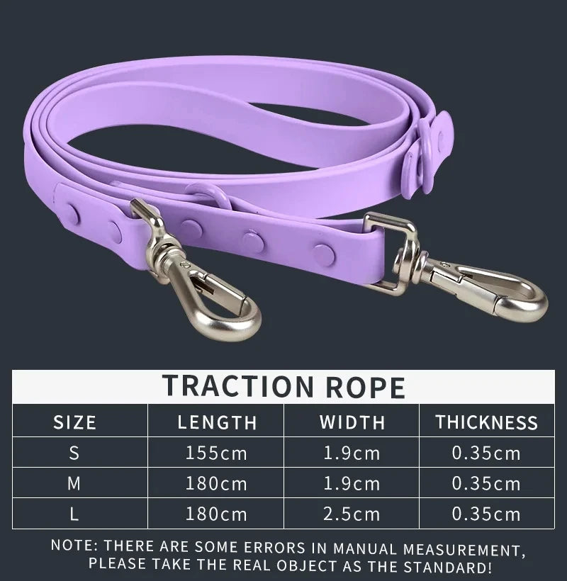 Dog Harness And Leash Set, Waterproof Easy To Clean Dog Leash Adjustable Dog Vest Harness With Dog Poop Bag Holder For Small, Me