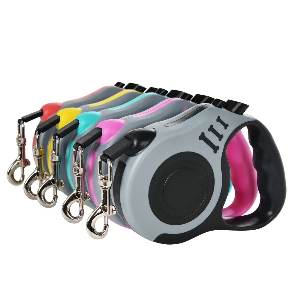 Dog Leash 3m 5m Durable Automatic Retractable Cat Lead Extension Puppy